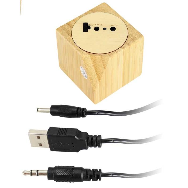USB Parlante de Bamboo