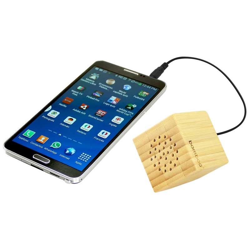 USB Parlante de Bamboo