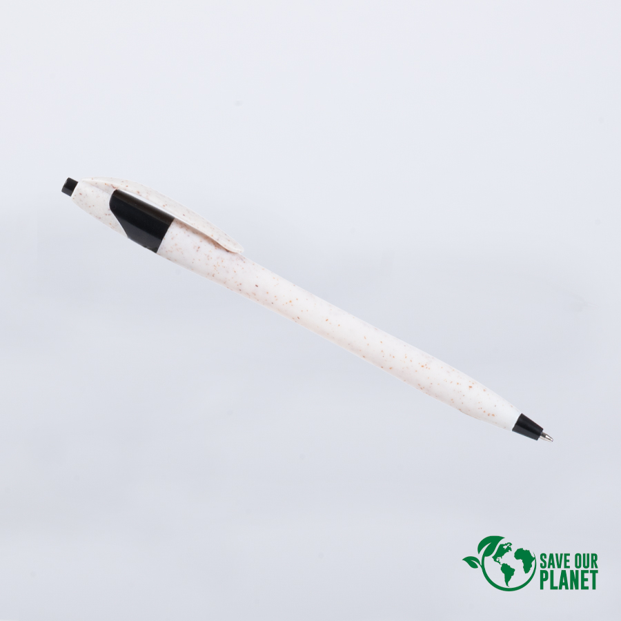 Bolígrafo de Fibra de Trigo con tinta azul