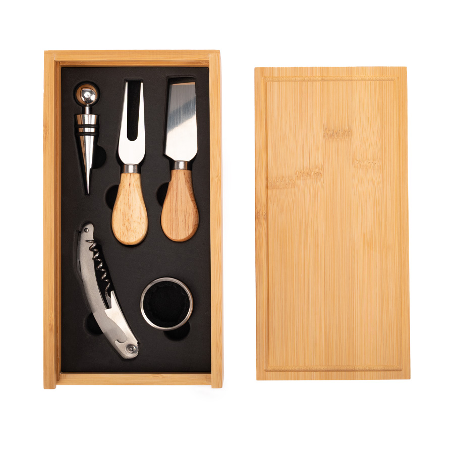 Set Wine & Cheese "FUTRONO" de Bamboo