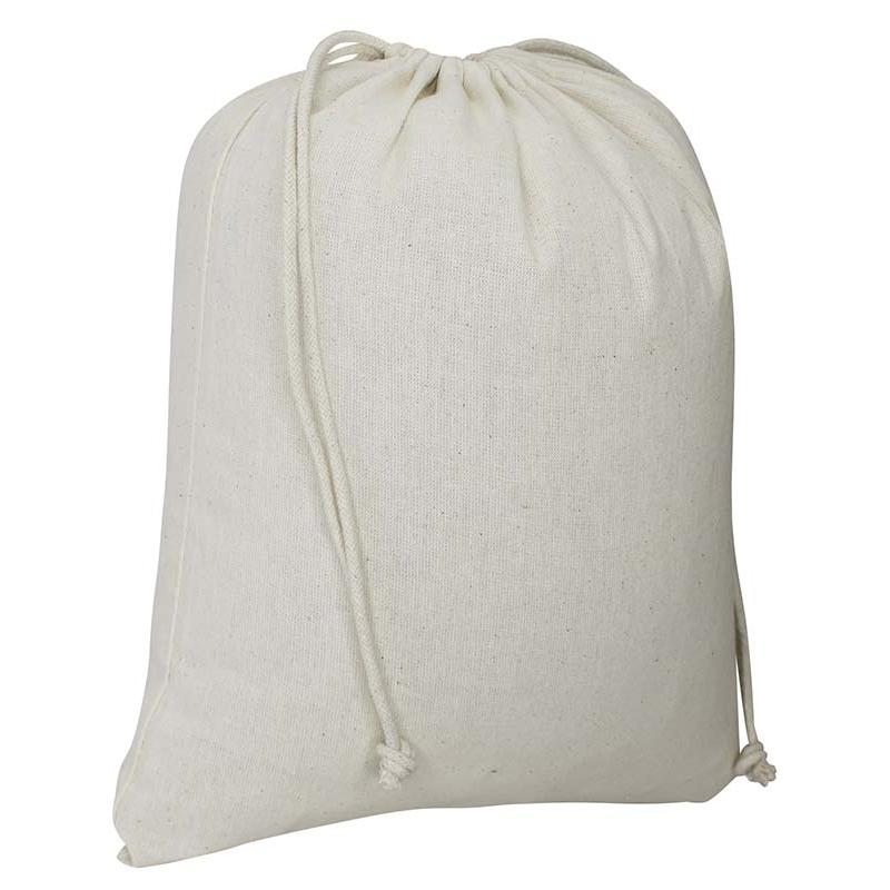 Saco 100% Algodón natural de 120g/m2, "Laos". 28 x 34 cm