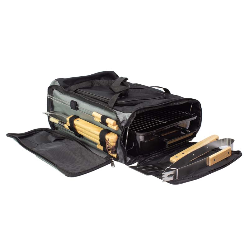 Set Bolso - Cooler - Parrilla - Herram.
