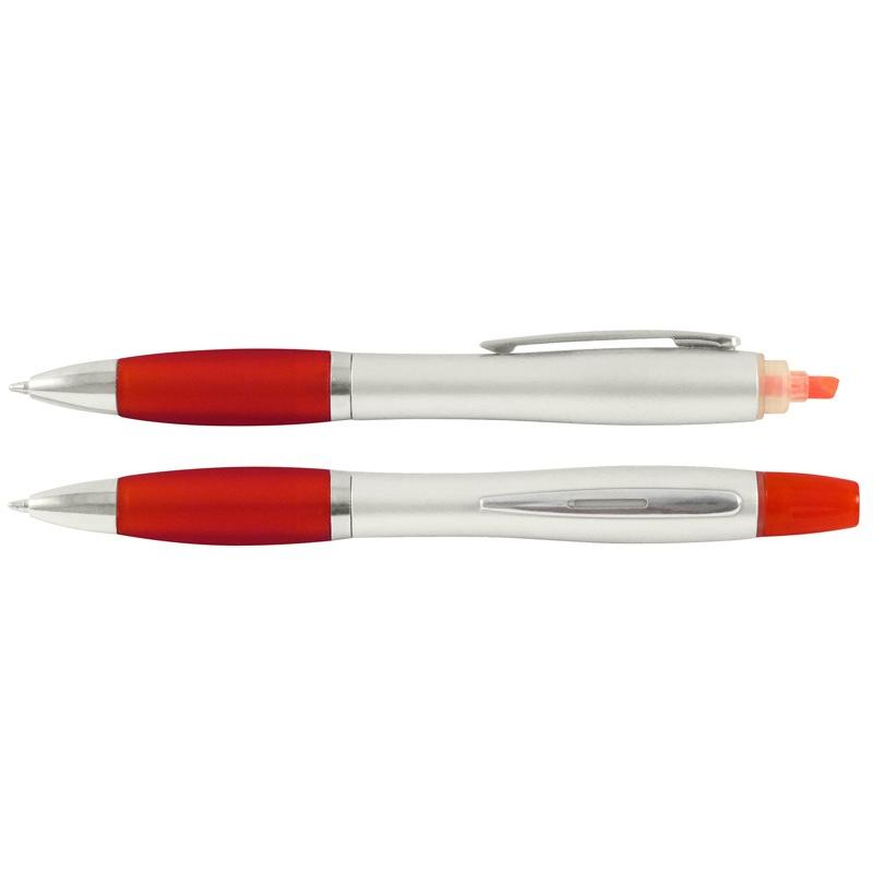 Bolígrafo con Destacador Wind Satin