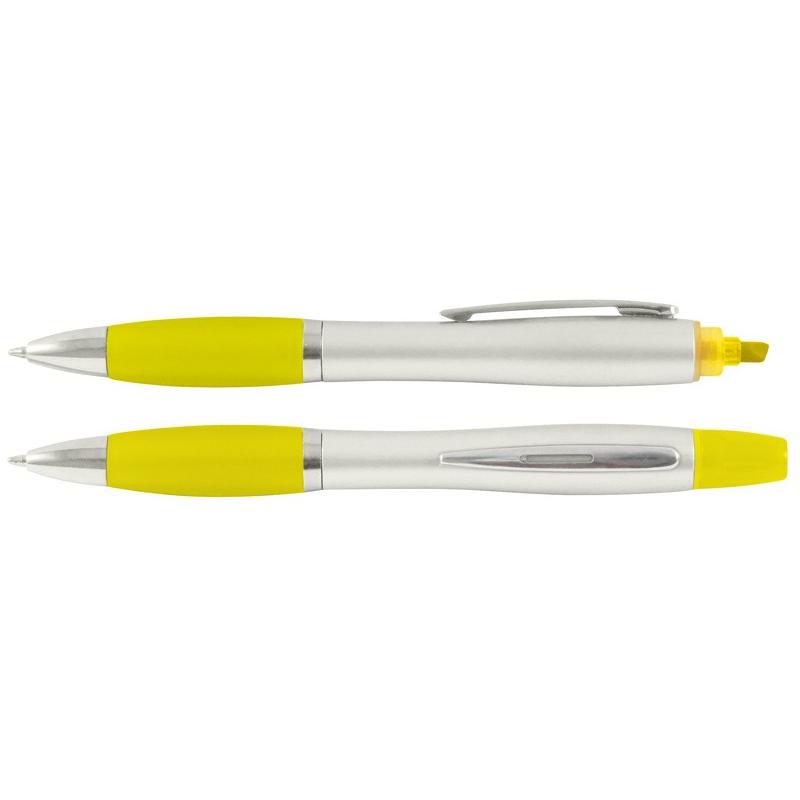 Bolígrafo con Destacador Wind Satin
