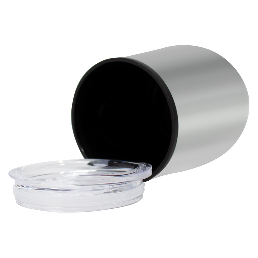 Mug metálico/plástico "SYNNA" 350cc