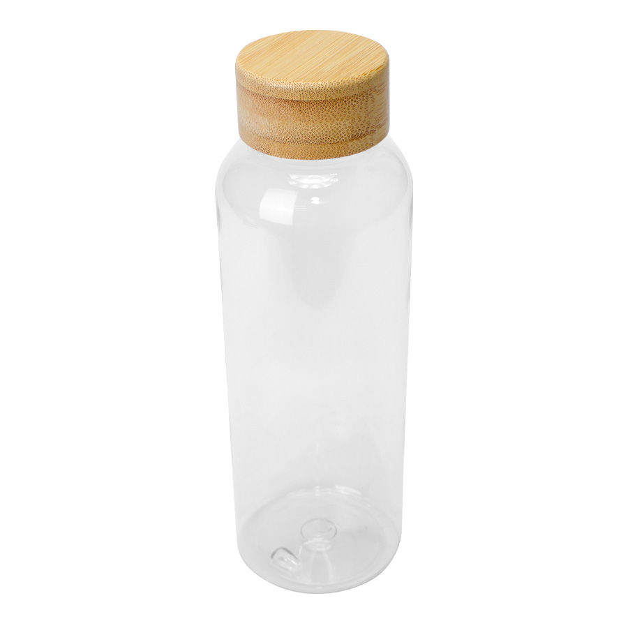 Botella PET tapa bamboo "AINOA" 550cc