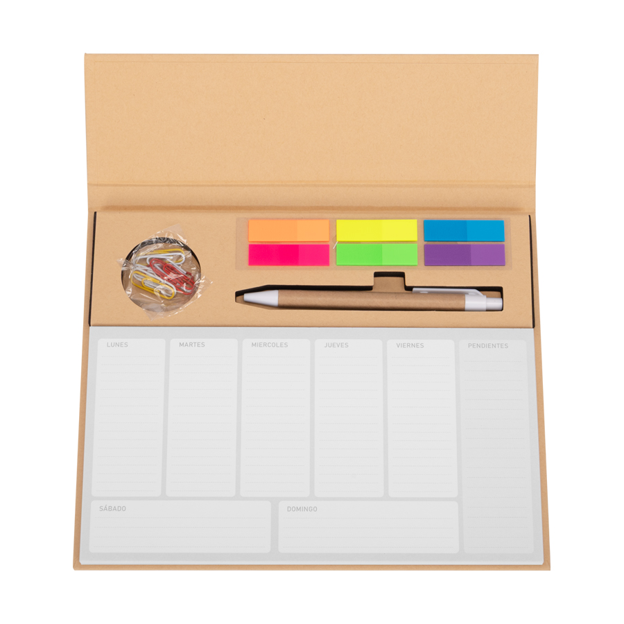 Set de Escritorio "ALTUS" con Planner semanal