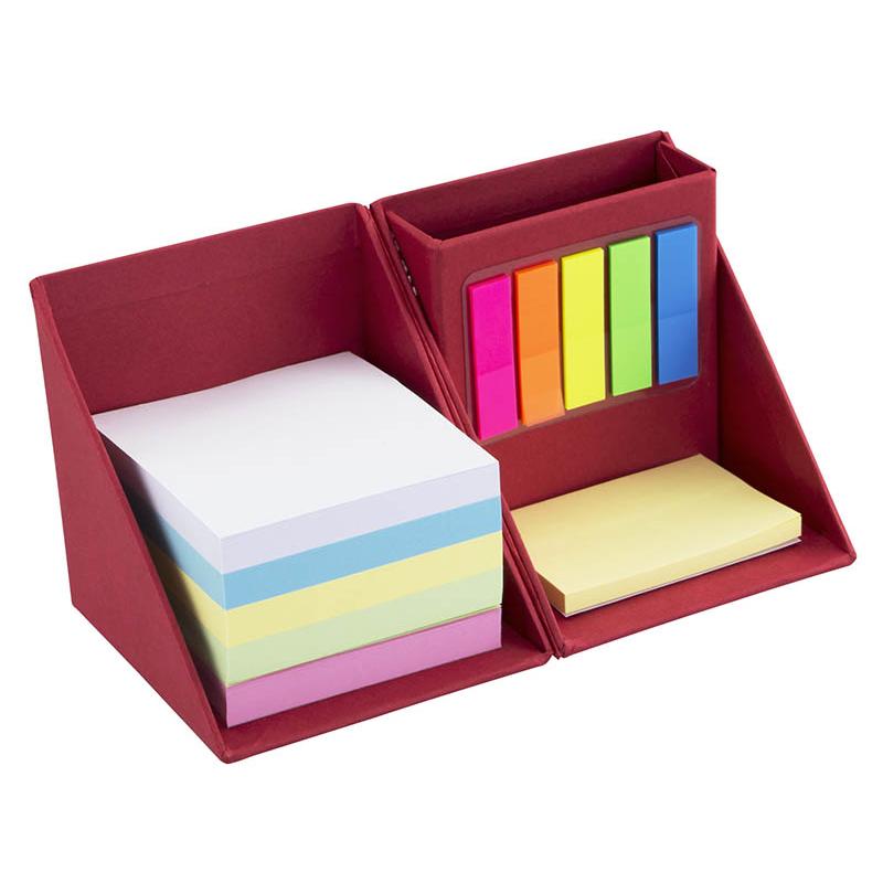 Memo Set Cubo Ecológico con Porta-Lápices