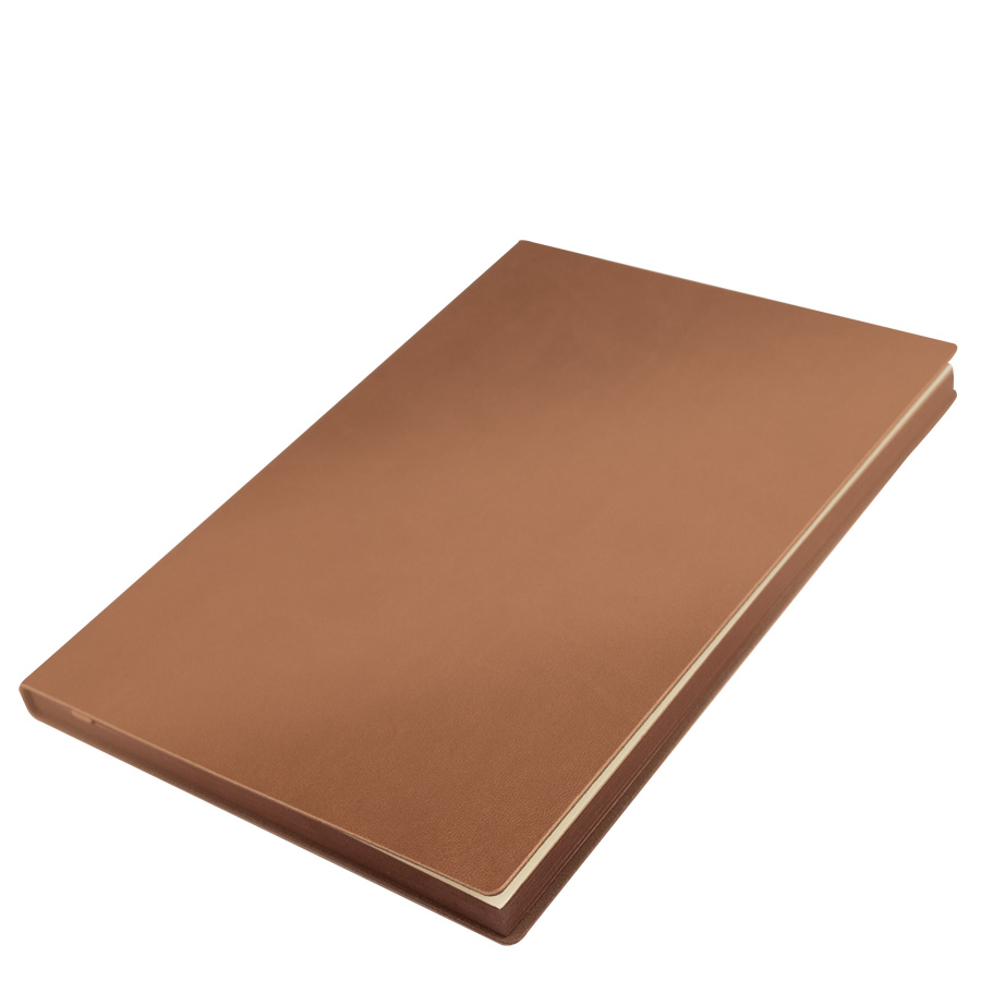 Cuaderno encobrizado de PU eco-cuero