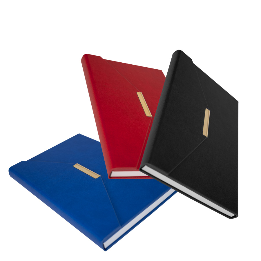 Deluxe Cuaderno de PU-eco-cuero con cierre imantado "ENVELOPE"