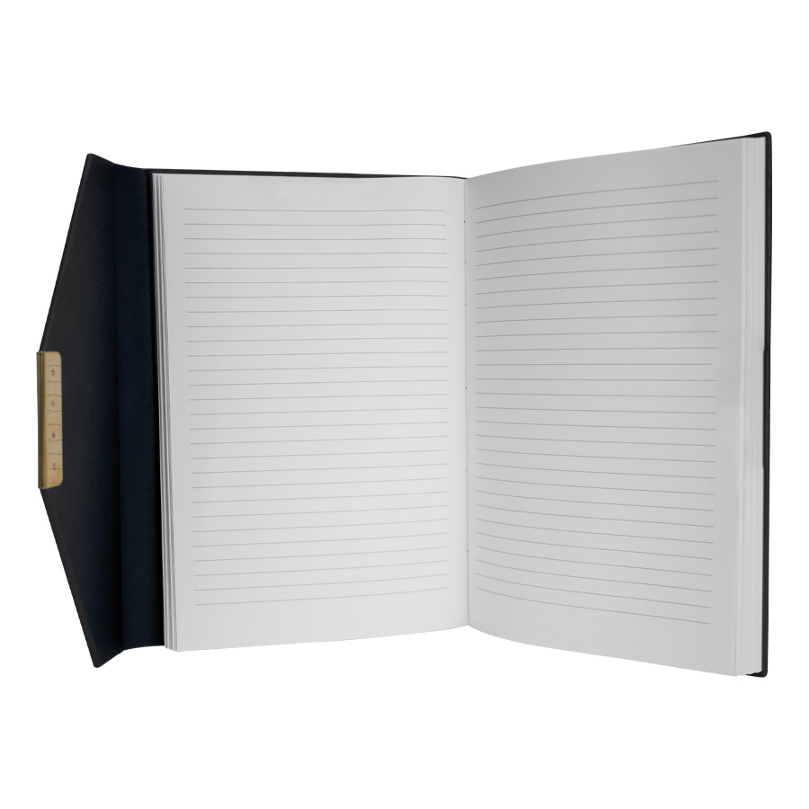 Deluxe Cuaderno de PU-eco-cuero con cierre imantado "ENVELOPE"