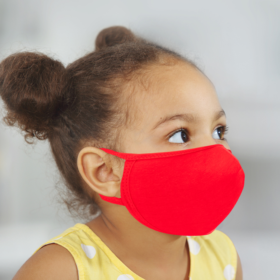 Mascarilla de 1 capa 100% Algodón, para niños