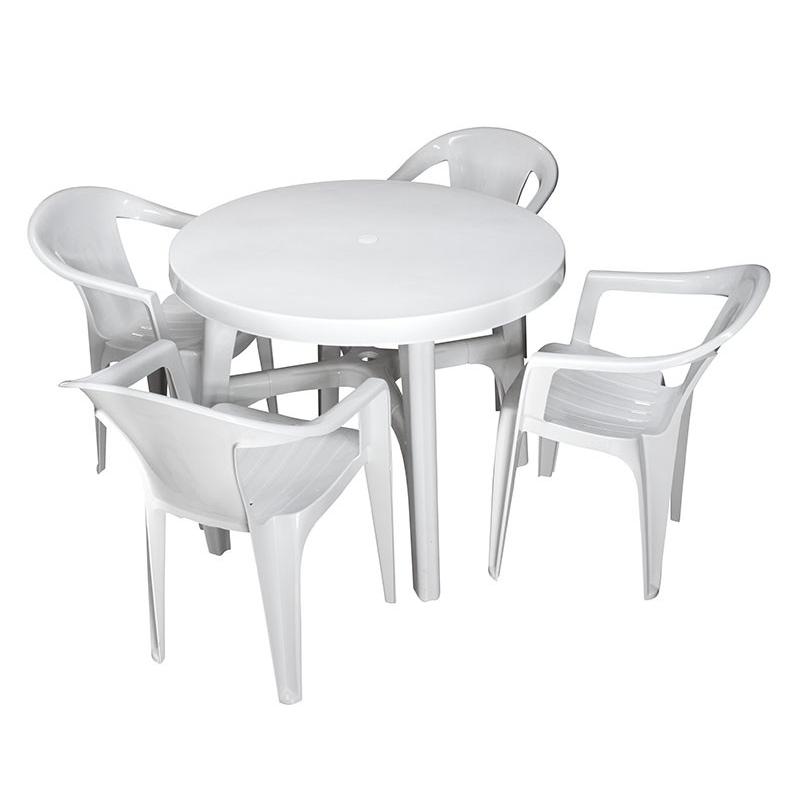 Mesa Plástica Redonda