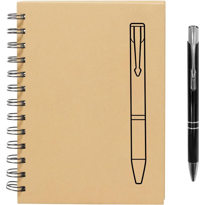 Set de libreta y bolígrafo "MAGIC"