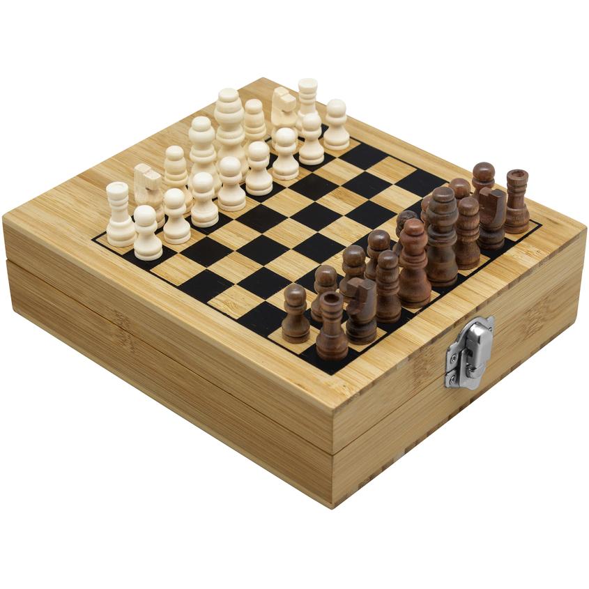 Set de vino con juego de ajedrez "CHESSY"