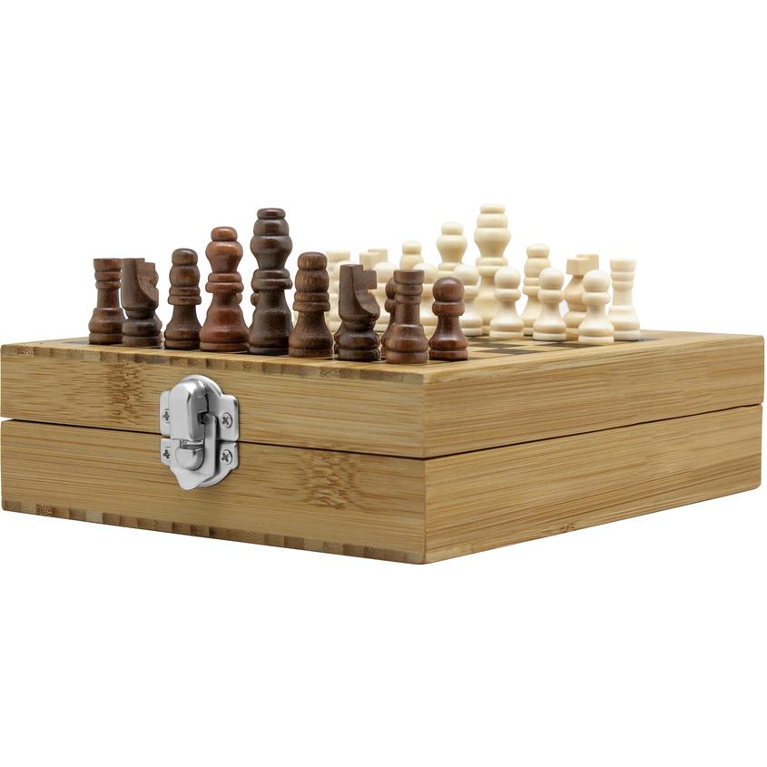 Set de vino con juego de ajedrez "CHESSY"