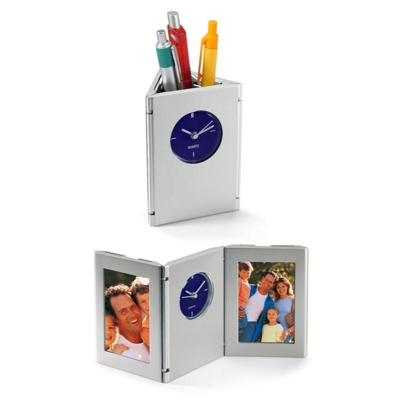 Porta-Lápices con Reloj