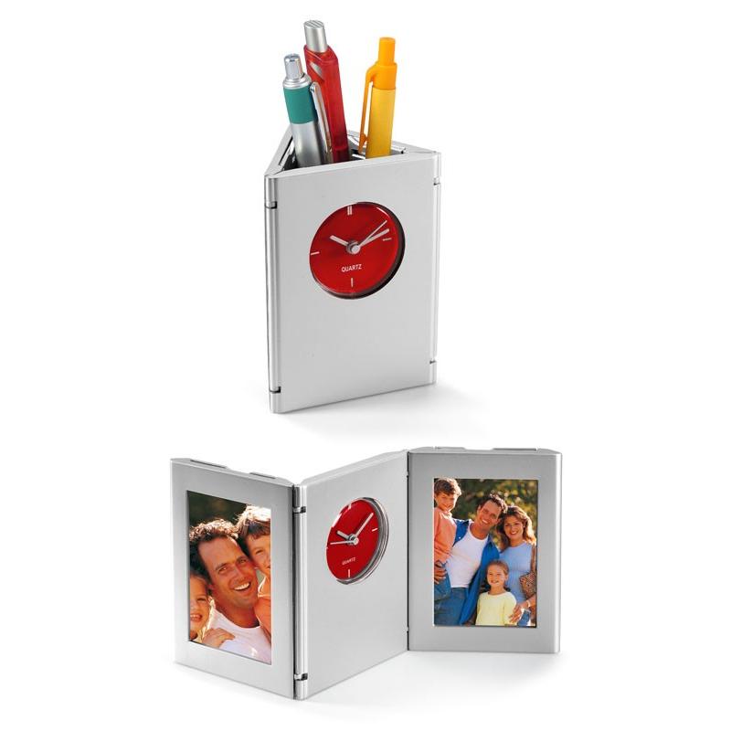 Porta-Lápices con Reloj