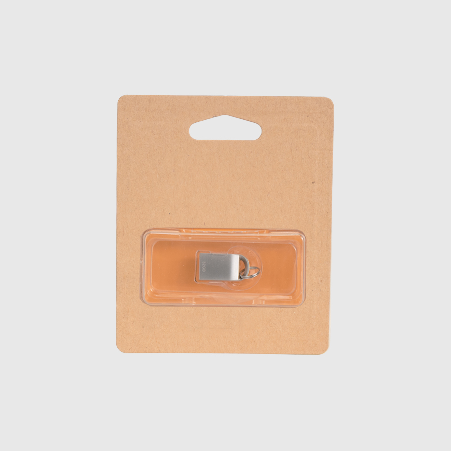 USB 2.0 Mini-Pendrive "Lock" de Acero inoxidable 32GB