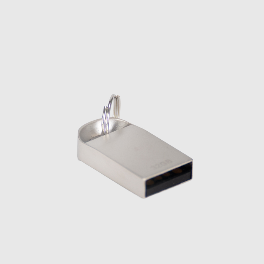 USB 2.0 Mini-Pendrive "Lock" de Acero inoxidable 32GB
