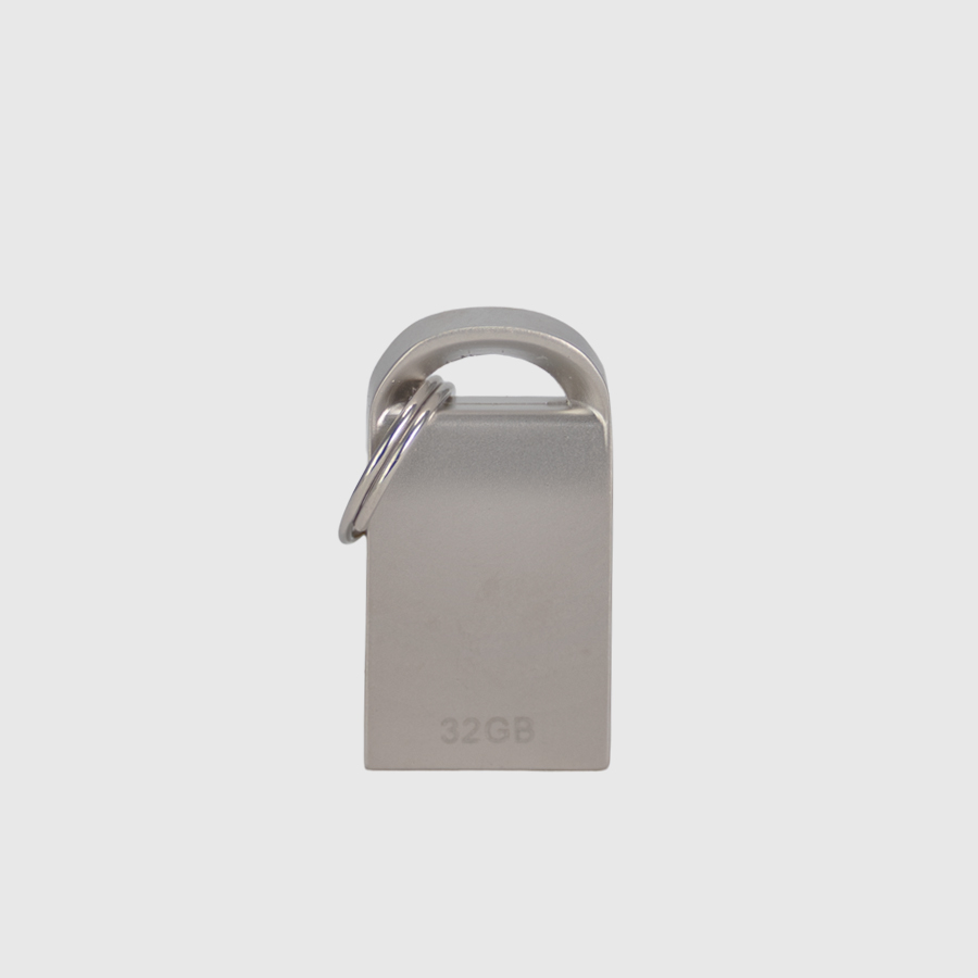 USB 2.0 Mini-Pendrive "Lock" de Acero inoxidable 32GB