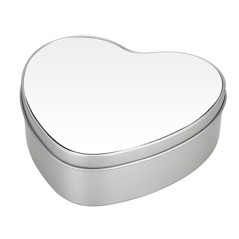 Caja Metálica Corazón Sublimación