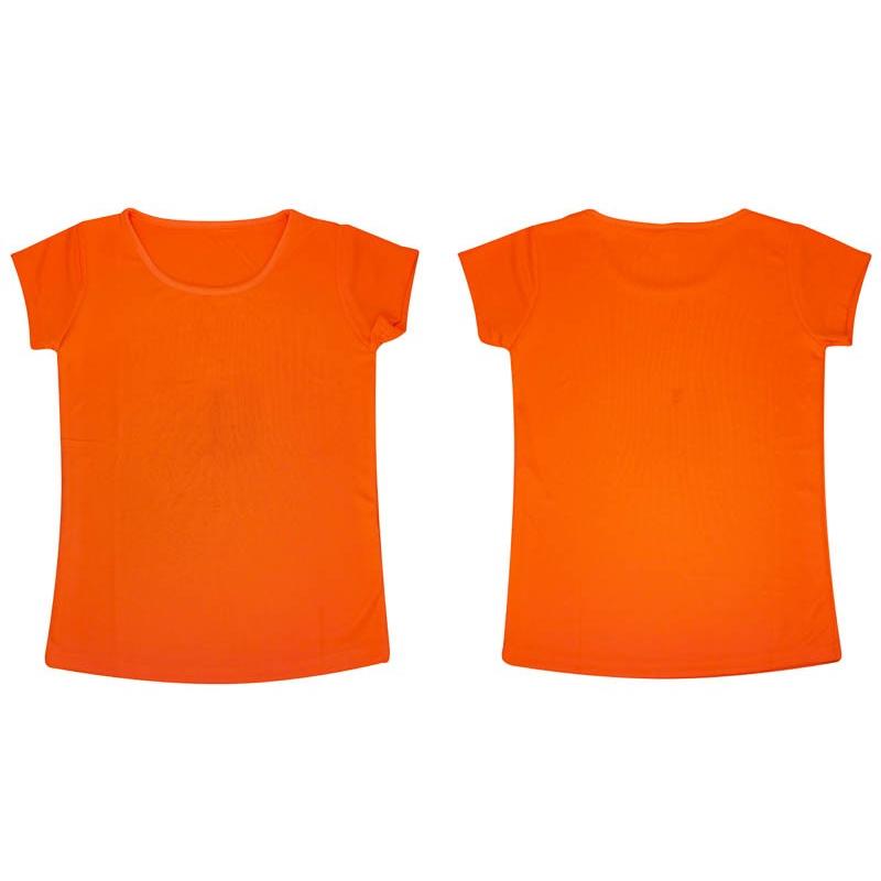 Polera Manga Corta Poliéster Mujer