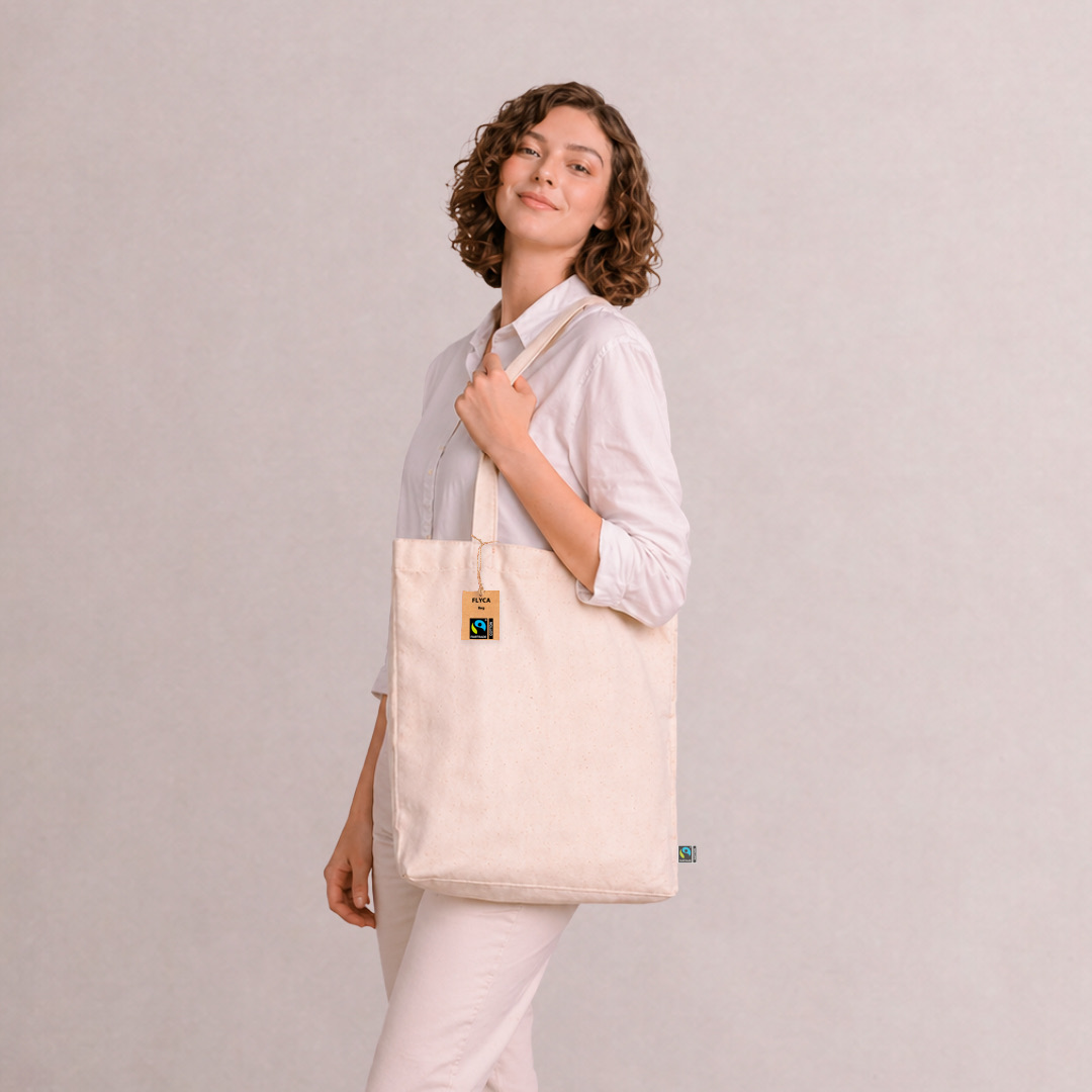 Bolsa Flyca Fairtrade 41 cm x 37 cm