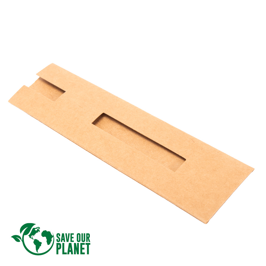 Estuche Porta-Lápiz o Bolígrafo, en cartón reciclado.